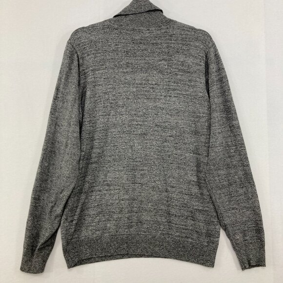 Calvin Klein sz XL Gray Turtle Neck Gray Soft Lightweight Sweater Closet Staple - Picture 6 of 8